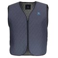 Fieldsheer Hydrologic, Mobile Cooling Series Vest, 2XL, Polyester, Gray, VNeck Collar, Zipper Closure MCUV05240621
